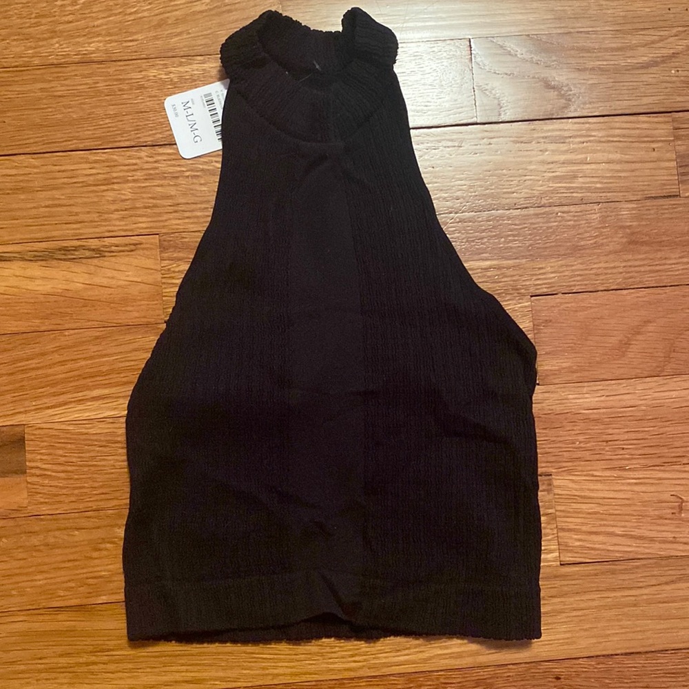 Free people racer back crop top